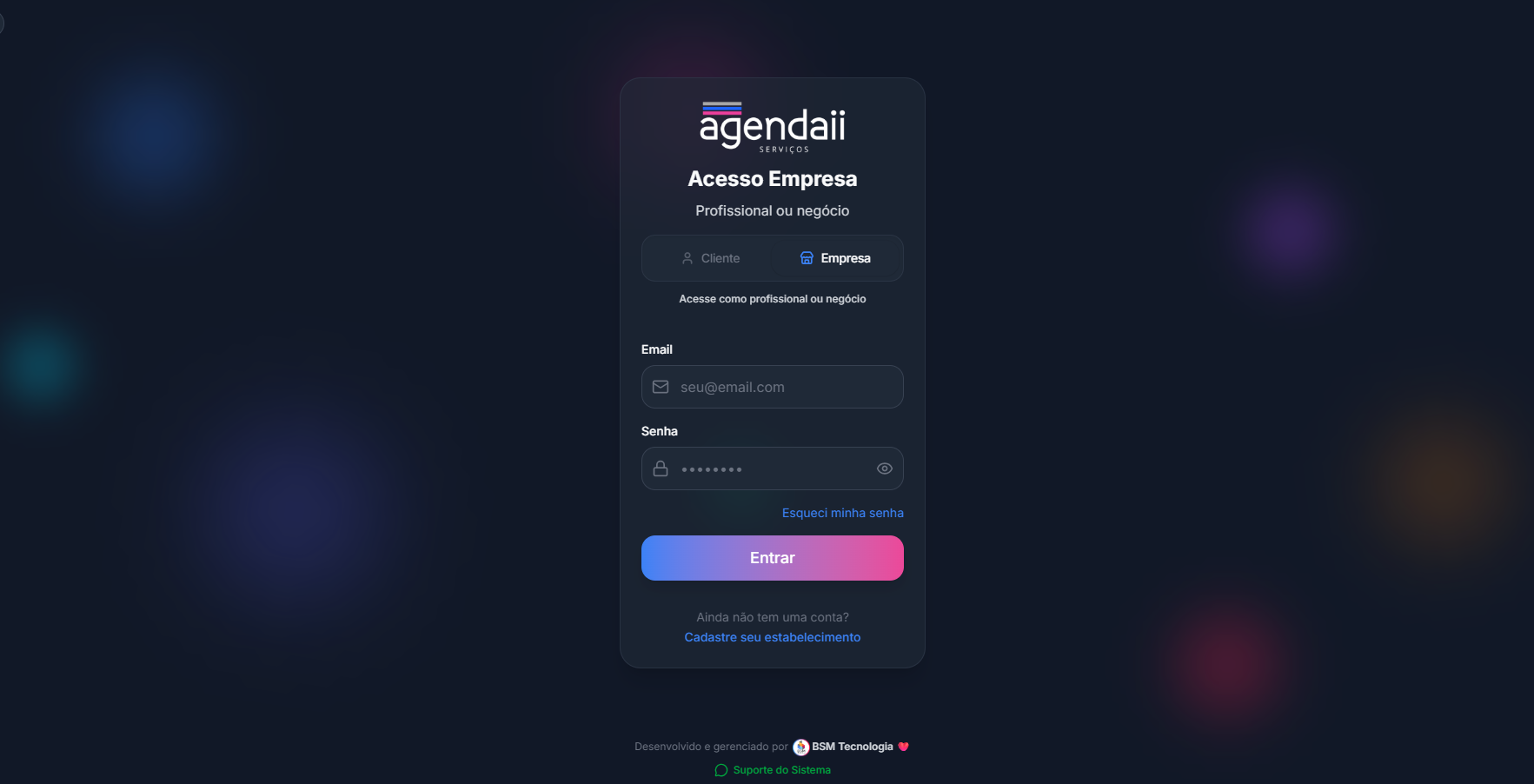 AgendaII - Agendamento Online